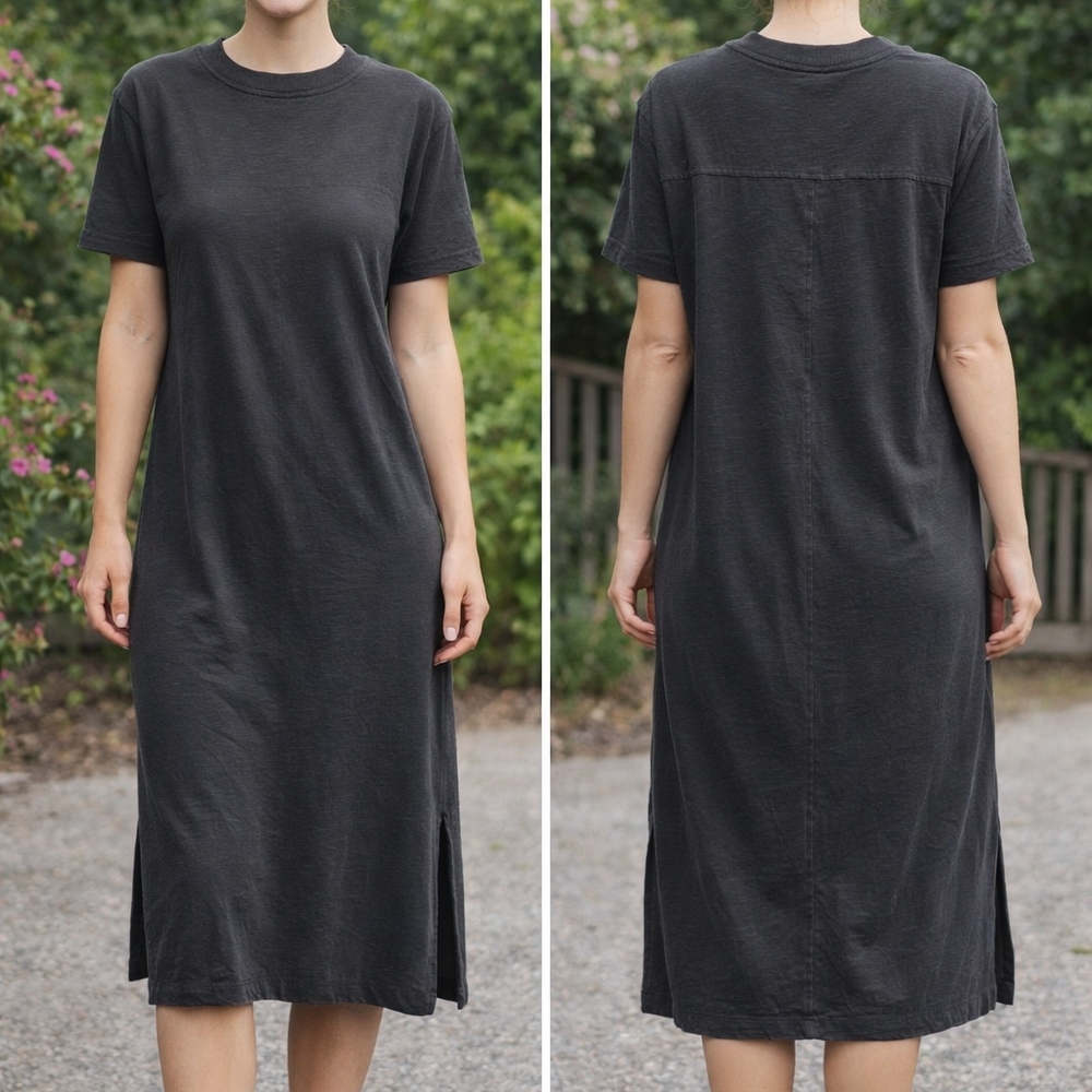 Old Navy Dark Gray Midi Dress‎